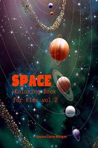 Space Coloring Book for Kids vol.2