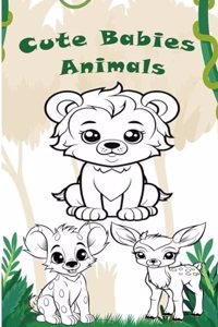 Cute Babies Animals Coloring Fun for Tiny Hands