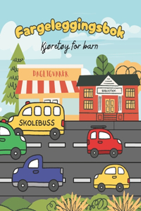 Fargeleggingsbok for Småbarn - Kjøretøy