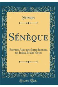 Sï¿½nï¿½que: Extraits Avec Une Introduction, Un Index Et Des Notes (Classic Reprint)