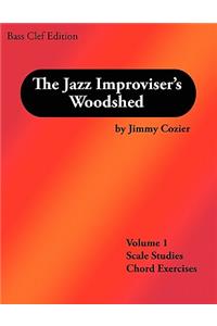 Jazz Improviser's Woodshed - Volume 1 Scale Studies Chord Exercises Bass Clef Edition
