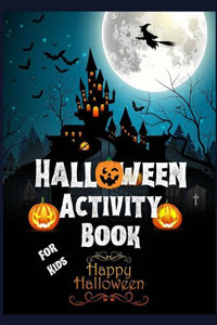 Halloween Activity Book For Kids