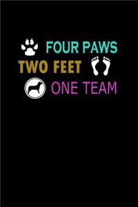 Four Paws Two Feet One Team