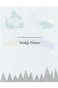 Weekly Planner September 2019 - December 2020