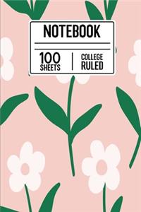 Notebook 100 Sheets College Ruled
