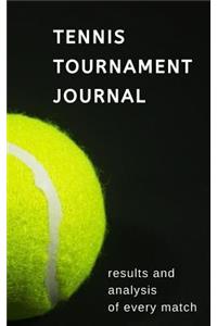 Tennis Tournament Journal
