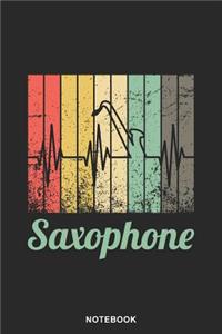 Saxophone Instrument Art Graphic Notebook