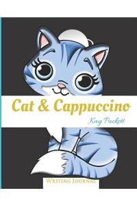 Cat & Cappuccino Writing Journal (Lined)