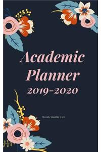 Academic Planner 2019-2020 weekly monthly 5 x 8