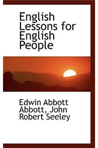 English Lessons for English People