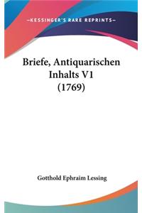 Briefe, Antiquarischen Inhalts V1 (1769)