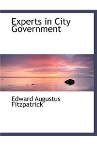 Experts in City Government