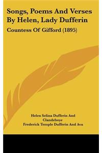 Songs, Poems And Verses By Helen, Lady Dufferin