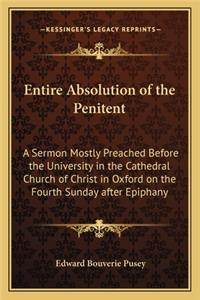 Entire Absolution of the Penitent