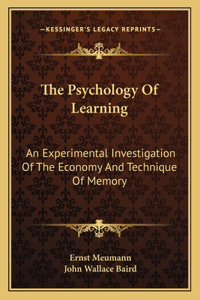 The Psychology of Learning