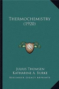 Thermochemistry (1920)