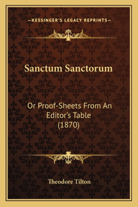 Sanctum Sanctorum