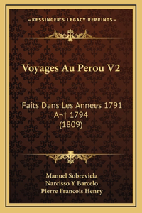 Voyages Au Perou V2