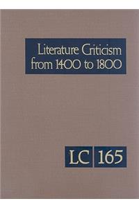 Literature Criticism from 1400 to 1800