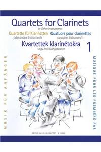 Clarinet Quartets for Beginners, Volume 1