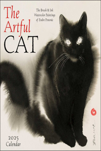 Artful Cat 2025 Wall Calendar