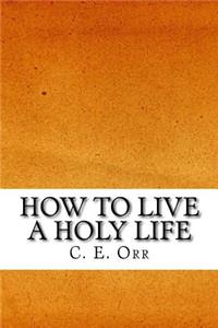 How to Live a Holy Life
