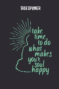 Tagesplaner mit Hindu Yoga Pose