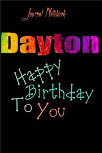 Dayton: Happy Birthday To you Sheet 9x6 Inches 120 Pages with bleed - A Great Happy birthday Gift