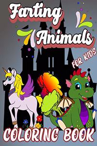 Farting Animals Coloring Book for Kids