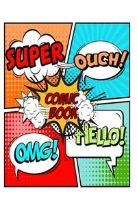 Draw Your Own Comics/Blank Comic Journal - 24 Pages of Fun Comic - A Large 8.5