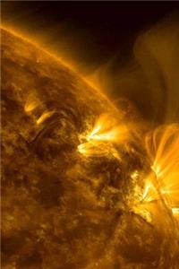 Burning Star Surface Space Theme Science 2020 Daily Planner 388 Pages