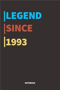 Legend Since 1993 Notebook