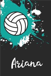 Ariana Volleyball Notebook