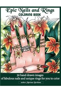 Epic Nails and Rings Coloring Book