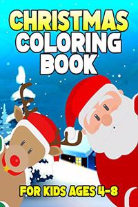 Christmas Coloring Book for Kids Ages 4-8