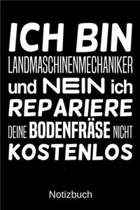 Ich bin Landmaschinenmechaniker und nein ich repariere deine Bodenfräse nicht kostenlos