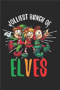 Christmas cheerful elves bunch