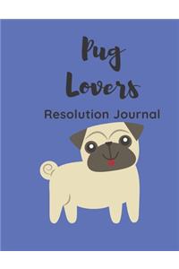 Pug Lovers Resolution Journal