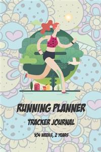 Running Planner Tracker Journal