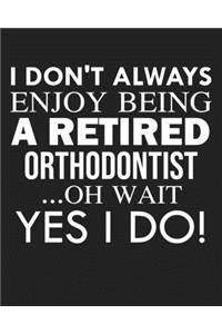 I don't always enjoy being a retired Orthodontist ... oh wait YES I DO!