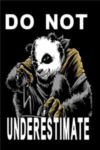 Notizbuch Do not underestimate