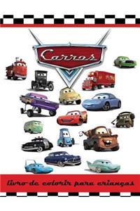 Carros livro de colorir para crianças