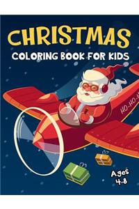 Christmas Coloring Book for Kids Ages 4-8