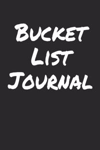 Bucket List Journal