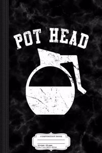 Coffee Pot Head Composition Notebook
