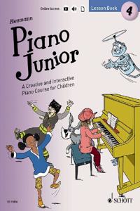PIANO JUNIOR LESSON BOOK 4 VOL 4