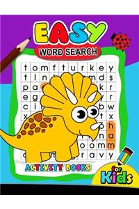 Easy Word Search Activity Book for Kids