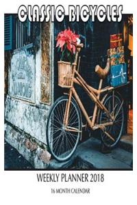 Classic Bicycles Weekly Planner 2018
