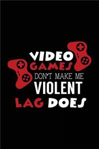Video Games Don't Make Me Violent Lag Does