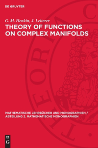 Theory of Functions on Complex Manifolds